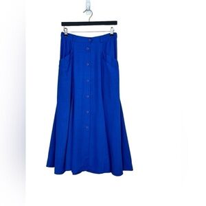 Coincidence - Vintage Blue Midi Skirt - 🇨🇦! 33" long. 
Size: Fits 6/8 IMO.